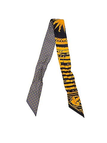 Hermès Astrologie a Pois Silk Twilly Scarf (view 1)