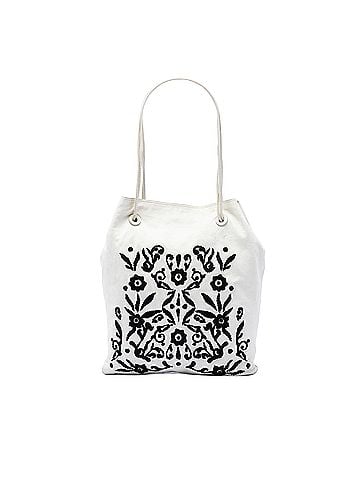 Prada Nappa Ricamo Tote (view 1)
