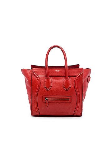 Céline Mini Grained Calfskin Luggage Tote (view 1)