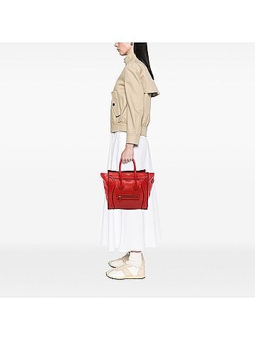 Céline Mini Grained Calfskin Luggage Tote (view 2)