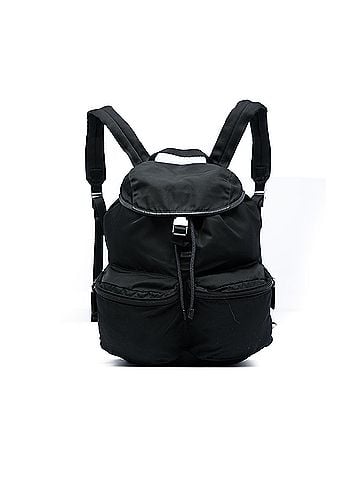 Prada Saffiano Trimmed Tessuto Backpack (view 1)