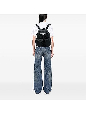 Prada Saffiano Trimmed Tessuto Backpack (view 2)
