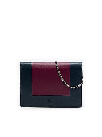 Céline Leather Frame Wallet on Chain (view 1)