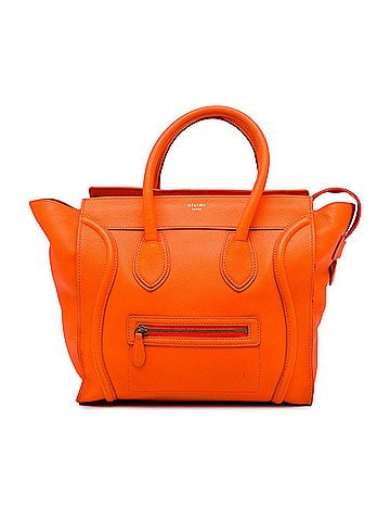 Céline Mini Leather Luggage Tote (view 1)