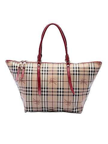 Burberry Medium Haymarket Check Coated Canvas Salisbury Tote (view 1)