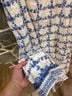Max Studio Floral White Blue Casual Dress Size XL - photo 5