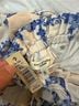 Max Studio Floral White Blue Casual Dress Size XL - photo 3