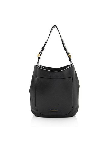 Burberry Burberry Grained Leather Elmstone Small Hobo (view 1)