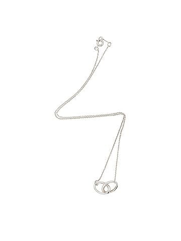 Tiffany & Co. Tiffany &amp; Co. Elsa Peretti Sterling Silver Double Loop Necklace (view 1)