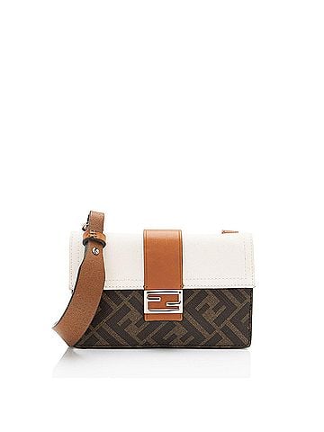 Fendi Fendi Zucca FF Canvas Baugette Crossbody (view 1)