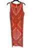 Suite 7 Print Orange Jumpsuit Size 2X - photo 1