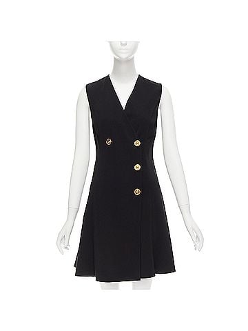 Versace Versace 2019 Medusa Button Barocco Dress (view 1)