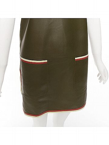 Céline Celine Leather Mod Dress (view 2)