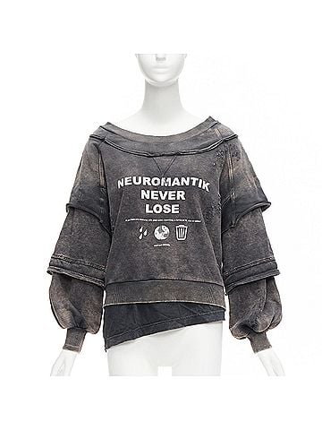 Diesel Diesel Distressed Cotton Sweater (view 1)