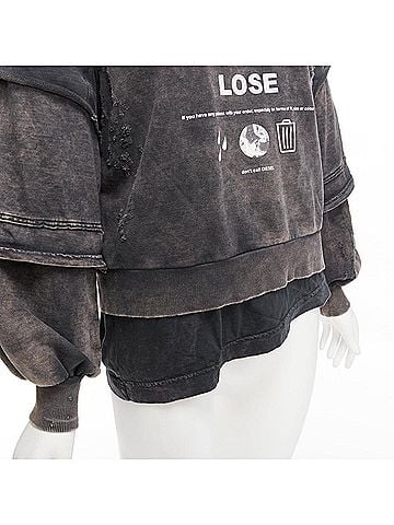 Diesel Diesel Distressed Cotton Sweater (view 2)
