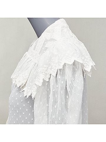 ETRO Etro Plisse Ruffle Collar Blouse (view 2)