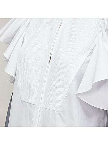 Alexander McQueen Alexander Mcqueen Frill Sleeve Tunic Shirt (view 2)