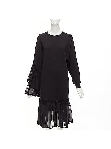 Dries Van Noten Dries Van Noten Ruffle Sweatshirt Dress (view 1)
