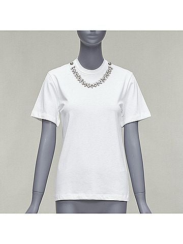 Christopher Kane Christopher Kane Cotton Crystal Tshirt (view 1)