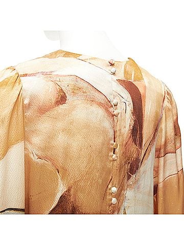 Aje. Aje 2018 Silk Puff Sleeve Top (view 2)