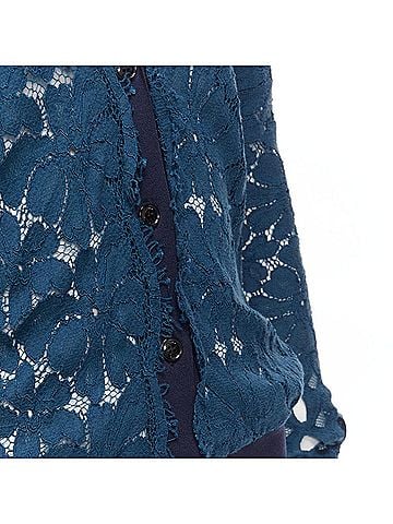 Lanvin Lanvin 2015 Silk Cotton Lace Cardigan (view 2)