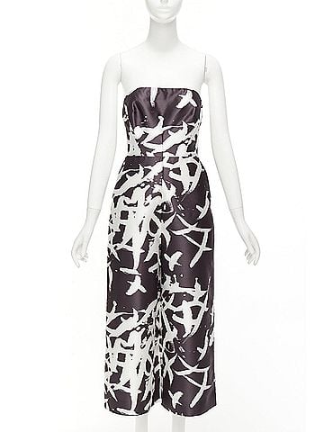 Whistles Whistles Abstract Print Strapless Jumpsuit (view 1)