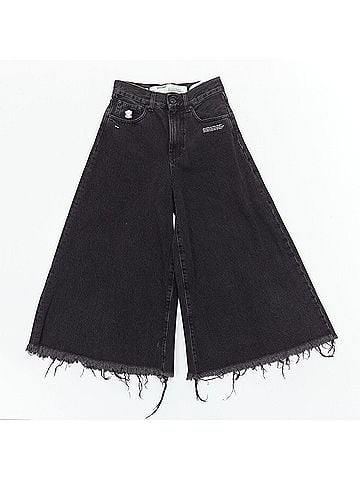 OFF-WHITE Off White Denim Wide Culotte Jeans (view 1)