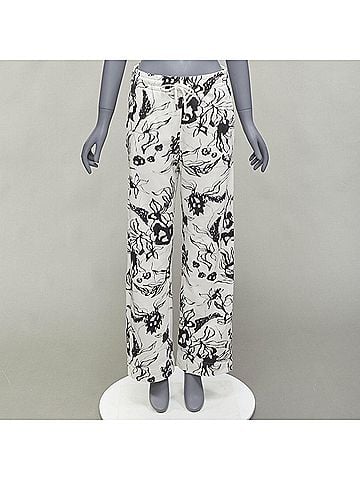 Dries Van Noten Dries Van Noten Cotton Abstract Sweatpants (view 1)