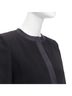 Givenchy 100% Wool Black Givenchy Wool Silk Trim Jacket Size 6 - photo 2