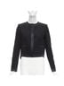Givenchy 100% Wool Black Givenchy Wool Silk Trim Jacket Size 6 - photo 3