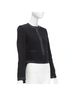 Givenchy 100% Wool Black Givenchy Wool Silk Trim Jacket Size 6 - photo 4