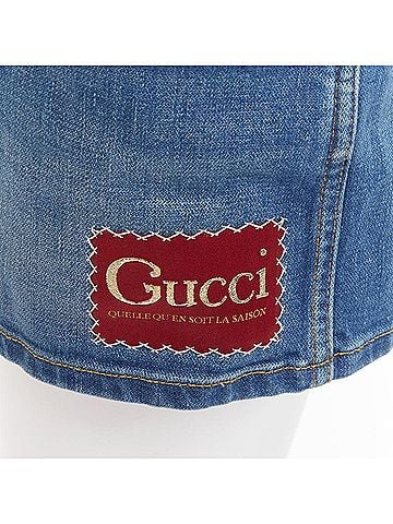 Gucci Gucci Cotton Blend Logo Wide Leg Shorts (view 2)