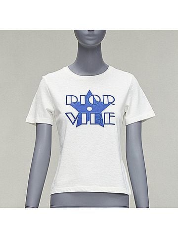 Christian Dior Dior White Cotton Linen Tshirt (view 1)