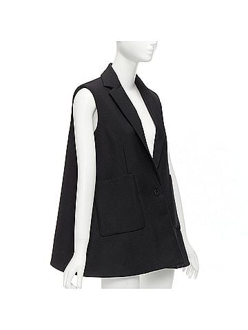 Balenciaga Balenciaga 2014 Wool Mohair Blazer Vest (view 1)