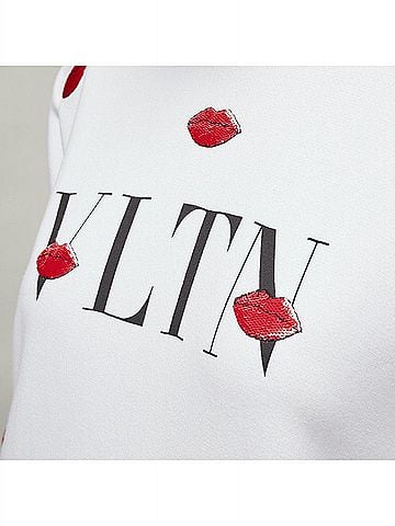 Mario Valentino Valentino Vltn Le Rouge Kisses Sequin Hoodie (view 2)