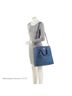 Prada 100% Leather Blue Prada Vitello Phenix N/S Tote One size - photo 5