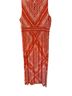Suite 7 Print Orange Jumpsuit Size 2X - photo 2