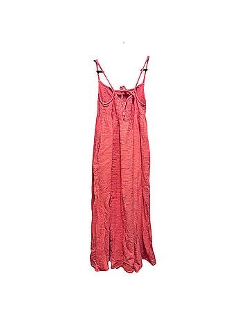 Aerie Gauzy Tie Back Maxi Dress Casual Dress (view 2)