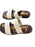 Sam Edelman White Brown Sandals Size 5 1/2 - photo 2
