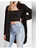 Express Black Long Sleeve T-Shirt Size XS - photo 3
