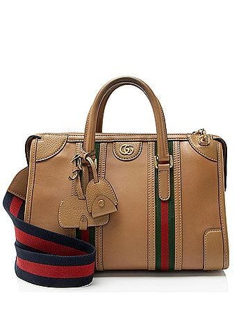 Gucci Gucci Leather Ophidia Bauletto Medium Satchel (view 1)