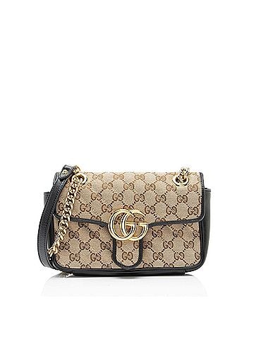 Gucci Gucci Matelasse GG Canvas GG Marmont Small Flap Bag (view 1)