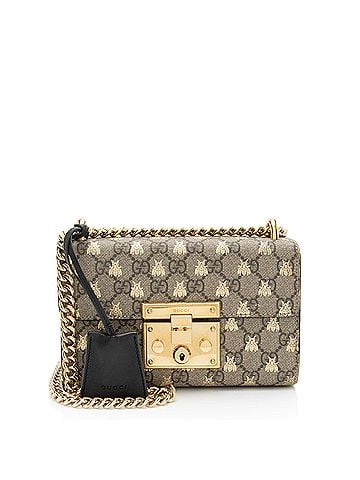 Gucci Gucci GG Supreme Bee Padlock Small Shoulder Bag (view 1)