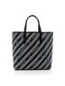 Givenchy 100% Leather Black Givenchy Canvas Jacquard Bond Chain N/S Tote One size - photo 1