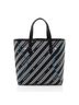 Givenchy 100% Leather Black Givenchy Canvas Jacquard Bond Chain N/S Tote One size - photo 4