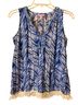 Lilly Pulitzer Floral Blue White Tank Top Size XS - photo 1