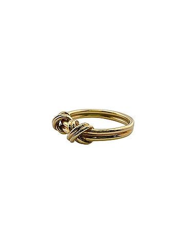 Tiffany & Co. TIFFANY&amp;Co. Tiffany Double Signature Ring - Gold (view 1)