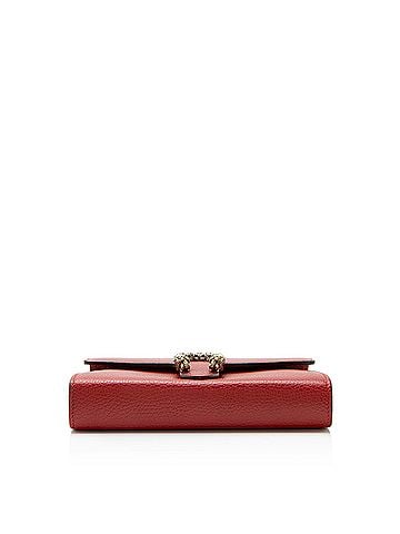 Gucci Gucci Leather Crystal Dionysus Chain Wallet (view 2)