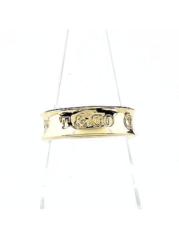 Tiffany & Co. Tiffany &amp; Co. 1837 Narrow Ring, Yellow Gold (YG), 750, Women's Ring (view 1)