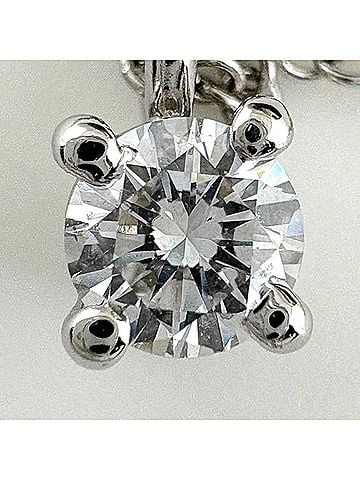Tiffany & Co. Tiffany &amp; Co. Solitaire Necklace, Platinum, Diamond Pendant, 1P Pt950, Diamond, Women's (view 2)